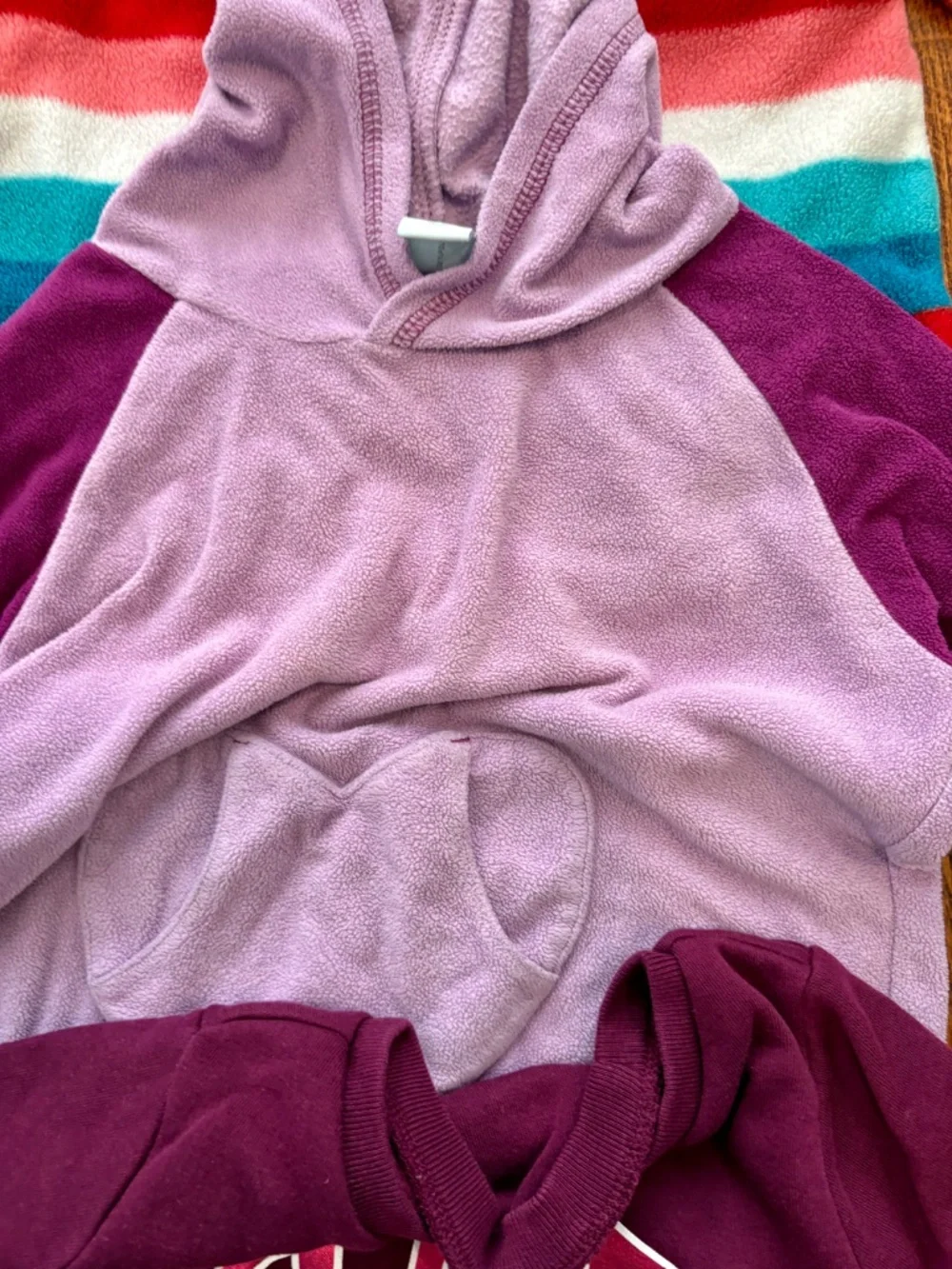 Girl sweatshirt and hoodie bundle - age 5 years